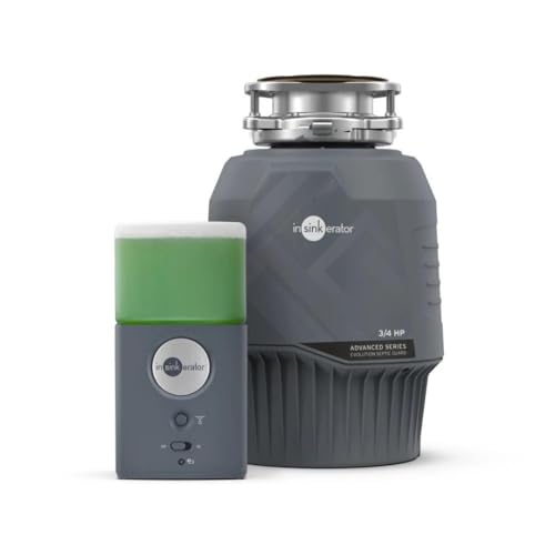InSinkErator Evolution Septic Guard 3/4 HP Garbage Disposal, Advanced Series EZ Connect Continuous Feed Food Waste Disposer BOOST System with Septic Guard