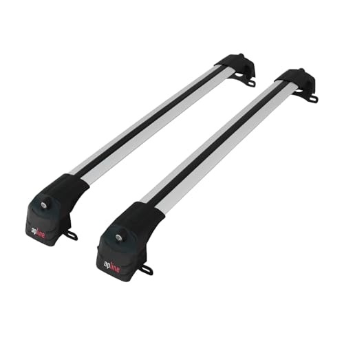 Apline Compatible with Skoda Kodiaq 2024-2025 ACE-2 Car Roof Rack Cross Bar Grey Aluminium 2 Bars
