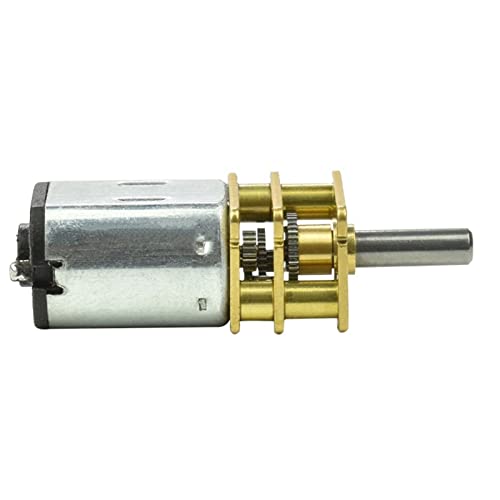VORNEL Reduction Rotating DC12v JA12-N20 Gear Motor, Dc Tiny Motor Permanent Magnet Low RPM Dc N20 Geared Motor Hobby Geared (Size : 300RPM, Color : 12V)