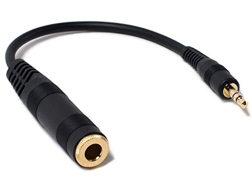 Sennheiser Genuine Adapter Cable Female 1/4" 6.3mm to Male 1/8" 3.5mm Plug for Headphones