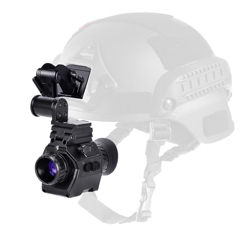 NVG 3rd 2K Resolution 2688x1520 Helmet Mounted Night Vision,Infrared Night Vision Monocular 4X Digital Zoom Visual Distance 300m 20mm Focal Lens for Outdoor Night Vision Hunting (NVG 3rd)