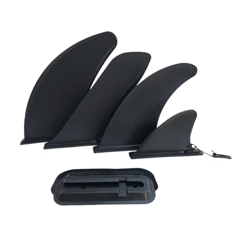KKKMart 4 Models Surf Water Wave Fin SUP Accessories Stablizer Inflatable Stand Up Paddle Board Surfboard Slide-in Central Fin Side Fin(9 Inch Fin A x Base)