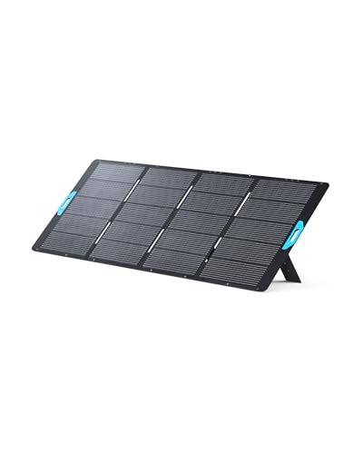 Anker SOLIX PS400 Solar Panel with Adjustable Kickstand, 400W Foldable Portable Solar Charger, IP67 Waterproof, Smart Sunlight Alignment, for Camping, RVs, and Blackouts