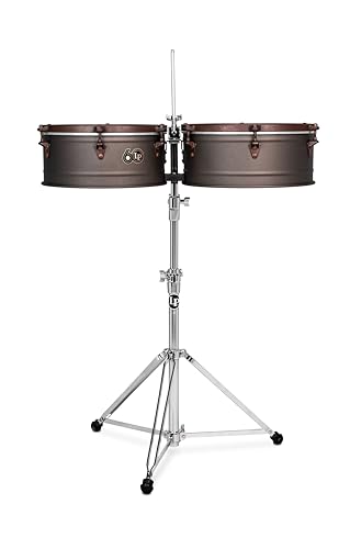 LP LP60 60th Anniversary 14 and 15", Antique Rustic Bronze Hardware Timbale Set (LP1415-60)
