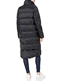 Amazon Essentials Women's Lightweight Full-Zip Water-Resistant Long Cocoon Puffer Winter Coat, Black, Large