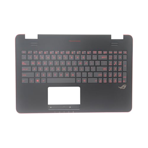 New Replacement Palmrest for Asus Rog G551 G551J G551JK G551JM G551JW GL551 GL551J GL551JK GL551JM GL551JW GL551JX Upper Case with Backlit Keyboard US 13NB05T1P1901X