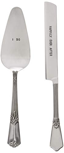 Mud Pie Knife Wedding Cake Serving Set, 12.5"