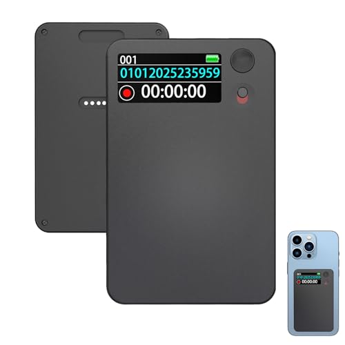 AI Voice Recorder, Transcribe & Summarize by ChatGPT, APP Control, Support 112 Languages, 30H Recording Time, 64GB Memory, Audio Recorder for Lectures, Meetings, Calls