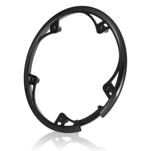 GVRGO Bike Chain Guard Protector, 48T ABS Plastic Bicycle Sprocket Cover, Bicycle Chain Guard for Bicycles Mountain Bikes City Road Bikes - 1PCS 210MM/ 5 Holes