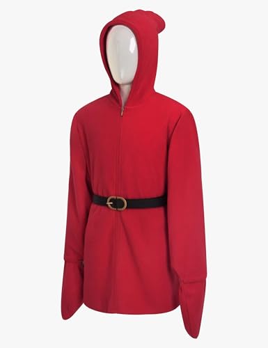 Wandamaga Kid Red Coat Costume for Boys with Belt(S)