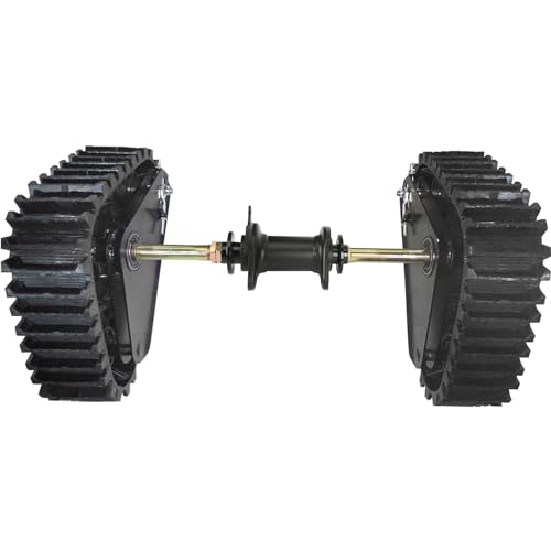 ICONSPORTSS 32" Rear Axle kit Assembly + Rear Axle Track Snow Sand Snowmobile Tracks for 110cc 125/150/200cc ATV UTV Go kart Quad Buggy