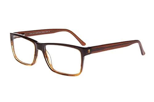 XPL New Wide Guyz Brown Fade BABY FACE Eyeglasses 57/16/150 for The Stylish Large Man