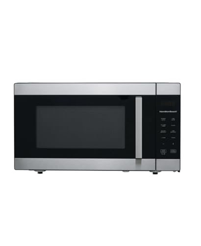 Hamilton 1.6 Cu ft Sensor Cook Countertop Microwave Oven in Stainless Steel, New