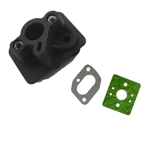 HrUkZN 40-5 43CC 52CC Intake Manifold Carburetor Base Connector with Gaskets Brush Cutter Parts Tools Carb Adaptor Replacement Part