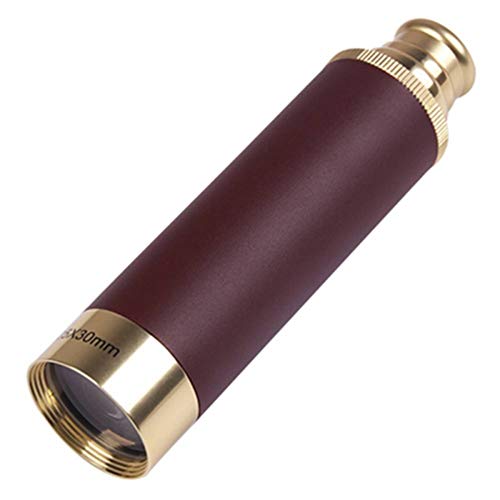 CGKs6anmU Binoculars 25 X 30 Roof BAK - 4 Prism Monocular Brass Color Pirate Style
