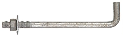 The Hillman Group 260290 1 1 1 1/2 x 12-Inch Anchor Bolt, 50-Pack