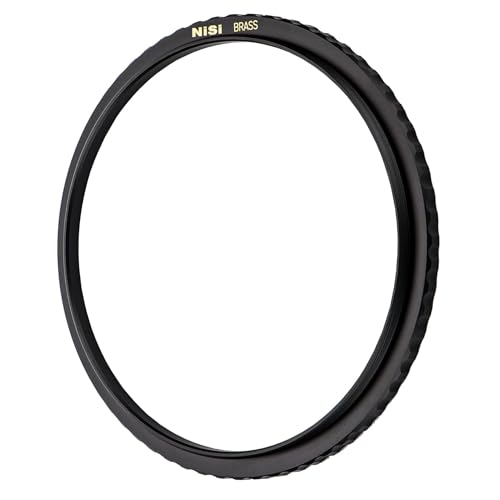 NiSi - Brass Pro 46mm to 49mm Step-Up Ring - Threaded Stepping Adapter Ring, 46mm Male Lens Attachment 49mm Female Filter and Accessory Thread - Matte Black Finish to Prevent Reflections, Brass Alloy
