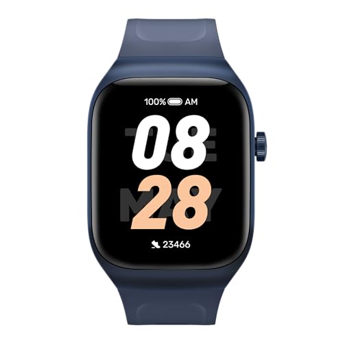 mibro T2 Smart Watch for Android iPhone, 2ATM Waterproof GPS Satellite Positioning Fitness Tracker with 1.75” Screen,10-Day Battery Life, 105 Sports Modes, SpO2 4 PD Heart Rate Monitor (Deep Blue)