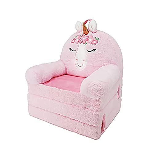 Soft Landing - Elite Seats - Premium Character Sofa Seat & Transformable Fold-Out Lounger with Carrying Handle – Unicorn