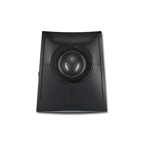 Kensington SlimBlade™ Pro Wireless Trackball, Rechargeable Battery, Bluetooth 2.4GHz Connection Options Black/Gray (K72085WW)