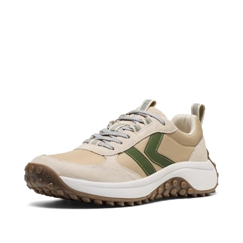 KEEN Women's KS86 Comfortable Durable Retro Style Sneakers, Birch/Safari, 9