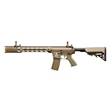 Lancer Tactical Gen 2 Durable Airsoft M4 SPR Interceptor AEG Polymer- Full/Semi-Auto, 1000 Rounds Bag of 0.20g BBS, Battery& Charger Included