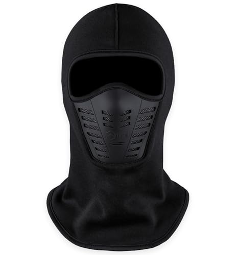 Tough Headwear Balaclava Ski Mask for Men or Women - Heavy Fleece Winter Shiesty Cover with Air Vents - Extreme Cold Weather Face Masks - Motorcycle, Skiing, Snowboarding Snow Gear