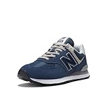 New Balance Men's 574 Core Sneaker, Navy/White, 11