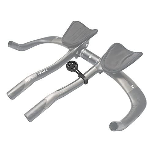 Aero Bars Mount - Garmin Bike Computer Mount for Garmin Edge, Compatible with Bike GPS Computer,Wahoo,Bryton,Cateye,GoPro Full Range and Flashlight (Black)