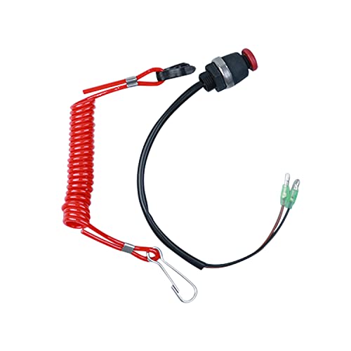 Marine Kill Switch Safety Stop Switch Lanyard Replacement for Marine Tohatsu Outboard Engine Motor Urgent Stop Switch - Boat Kill Switch