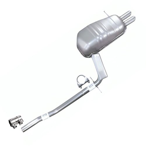 Northeastern Exhaust | Stainless Steel Exhaust Muffler Pipe Assembly Compatible for Volvo XC90 2007-2014 3.2L - Includes Clamp | Automotive Replacement Part
