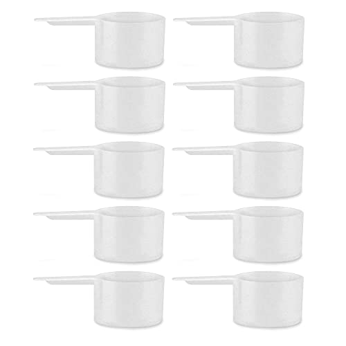 Cornucopia Brands 43cc / 3-Tablespoon Scoops (10-Pack); Bulk Measures for Protein Powder, Coffee, Spices and Dry Goods