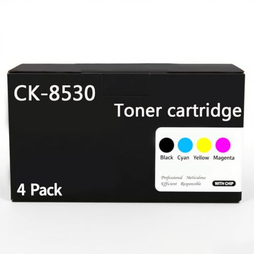 CK-8530 Toner Cartridge, CK8530 Bundle Pack - 4 Cartridge, Works with Printer Models Utax 2508ci, Triumph-Adler 2508 ci