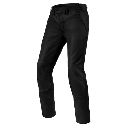 REV'IT! Men's Eclipse 2 Mesh Motorcycle Pants (Black - Large Short)