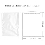 Morepack Extra Large Cellophane Bags,35x47 Inch Big Clear Basket Bags 10 Pcs Jumbo Cellophane/Cello Wrap for Gift Baskets