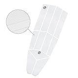 AQUBONA 11 Piece Surf Small SUP Deck Traction Pad Premium EVA Grip Foam with 3M Adhesive for Longboard Paddleboard Surfboard, Deck Pad/Traction Pad/Tail Pads White, Black