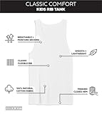 Andrew Scott Basics Boys' 10 Pack Color A-Shirt Sport Tank Top Undershirts