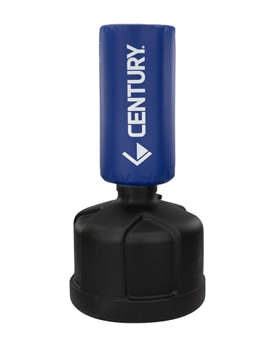 Century The Original Wavemaster Training Bag, Punching Bag with Stand, Freestanding Floor Boxing Bag, Training for Kickboxing, Karate and MMA (Blue)