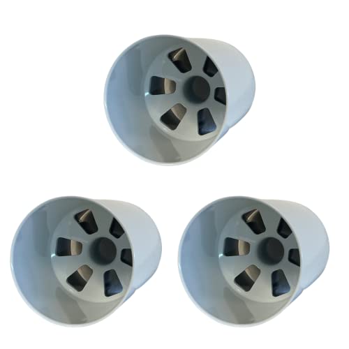 6" Putting Green Cup- USGA Regulation 4.25”- Aluminum- Ivory 3pack Bundle