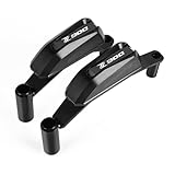 R QIANKONG Z900 Motorcycle Frame Crash Pads Engine Case Sliders Protector Compatible with Z900 2017-2022 Left & Right Frame Slider Side Falling Protector(Black)