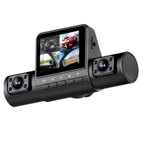 TKOWTB 2.0-Inch Car Quad-Record HD Night Vision Tachograph Car Front and Rear Left and Right Simultaneously Recording