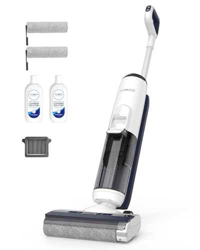 Tineco iFLOOR 5 Breeze Complete Wet Dry Vacuum Cordless Floor Washer, One-Step Cleaning for Hard Floors, Edge Clean, Auto Self-Cleaning, Lightweight & Cordless Design