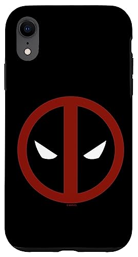 iPhone XR Marvel Deadpool Minimal Logo Case