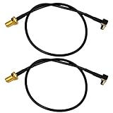 Proxicast 12 inch TS9 to SMA Female External Antenna Adapter Cable Pigtail for 4G/5G Modems, Hotspots & Routers - Nighthawk M6/MR6500, M5/MR5100, M1/MR1100, Jetpack 8800L, 7730L (ANT-104-TS9-2PK)