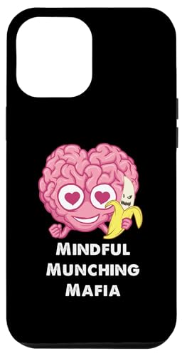 iPhone 14 Plus funny brain holding an evil banana Case
