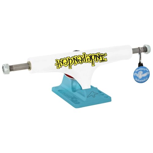 INDEPENDENT Truck Company 166 Stage 4 Pro Mark Gonzales Flat White Blue Standard Skateboard Trucks