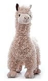 The Petting Zoo Alpaca Stuffed Animal Plushie, Gifts for Kids, Wild Onez Zoo Animals, Alpaca Plush Toy 14 inches