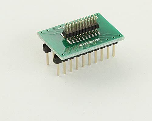 Proto-Advantage DR127D254P20M Dual Row 1.27mm Pitch 20-Pin Male Header to DIP-20 Adapter