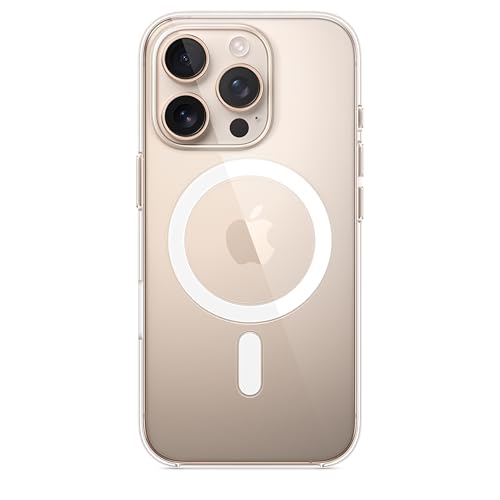 Apple iPhone 16 Pro Clear Case with MagSafe and Camera Control: Lightweight Phone Case, Wireless Charging Compatible, Smooth Glossy Finish