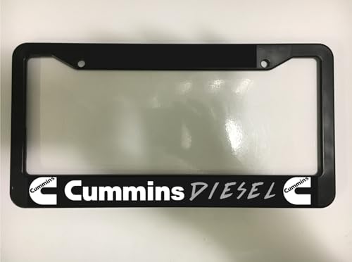 Holder for License Plate License Plate Holder for Cummins Diesel Turbo Truck Off Road 4x4 Mudding Dually Power License Plate Frame MOD-GT911-615